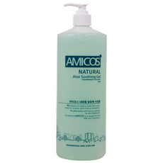 아미코스 내추럴 알로에수딩겔 1000ml & 클렌징 스펀지 10장, 1개, 1kg
