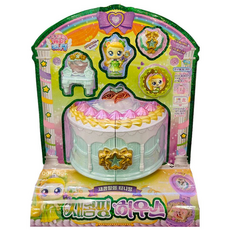 새콤달콤 캐치티니핑 달콤핑 새콤핑 하우스 티니핑 피규어 완구 장난감, 캐치티니핑 달콤핑하우스 +  새콤핑하우스, 1개