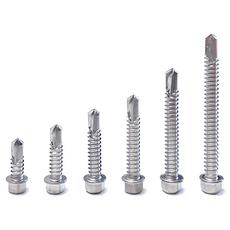 리우툴 스텐 육각 직결피스 철판 피스 나사못 와셔붙이 양날 #14(6.3mm) 19mm 부터 65mm 낱개판매, #14(6.3mm)x19, 1개