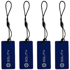 솔리티 RF 키태그 카드키 도어락 호환 고리형 걸이형 4장, 솔리티 카드키 4장