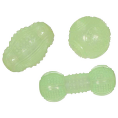 Karlie 寵物夜光TPR玩具3件組, 單一顏色, 1套