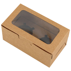 투명창 머핀 상자 컵케이크 타르트 (20P), T-브라운 2구(20P), 1개