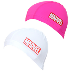 베이직엘르 마블 아이언맨 유아동 수모 수영모자 수영용품 MVS-SC09, 1개, FREE