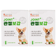 보약먹는 강아지 관절보감 소형견 슬개골 탈구 관절 영양제, 2개, 뼈/관절강화, 90정