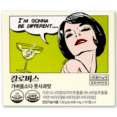 칼로비스 가벼울소다 풋사과맛 식후혈당감소 체지방컷팅제 다이어트보조제, 4개, 30정