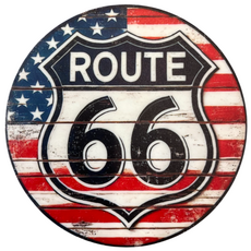 빈티지 아메리칸 원형 실리콘 코스터 컵받침 미끄럼방지 방수 내열, 1개, 단일