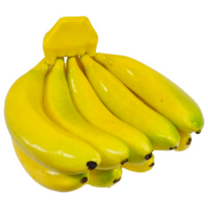[왓위셀] 9송이 다발 바나나 모형, 다발바나나 9송이1p