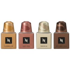 바리스타 크리에이션 4종세트 네스프레소 (바닐라 카라멜 헤이즐넛 초콜릿), 1세트, 40개입, 110ml