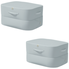 누노아 청소기 필요없는 의류 이불압축팩, 1세트, 2개입