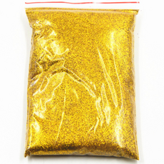 진주 슬라임 네일 공예 대용량 반짝이 펄 파우더 100g, 골드, 1개