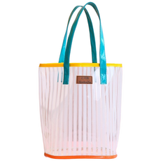 그리디 비치 수영장 PVC가방 목욕탕 사우나 물빠짐 가방, 화이트