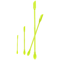 다용도 절약 스푼 미니 스파츌라 롱 주걱 헤라 주방 화장품, 그린-특대, 1개