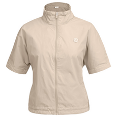 [투엘라] 여성 반팔 바람막이 골프 자켓_윈드홀릭 테니스 러닝 스포츠 레이어드 바람막이 반팔 점퍼