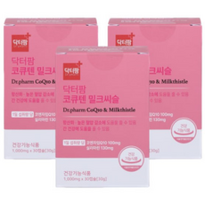 [닥터팜] 코큐텐 밀크씨슬, 30정, 3개