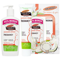PALMER'S 帕瑪氏 孕婦孕期乳液 315ml+乳霜 156g禮盒組, 1套