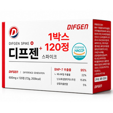 니 디 프젠 스파이크 프리미엄 플러스 600mg, 1개, 120정