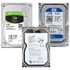 A급 중고 3.5인치 하드디스크 500GB 1TB 2TB 데스크탑 서버 랜덤발송 PC용 대용량, 브랜드 랜덤발송