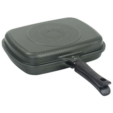에코하임 인덕션 IH 양면팬 점보그릴 후라이팬, 1개, 본품, 그린