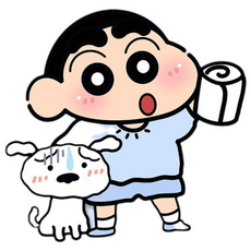 짱구는 못말려 탈취 변기 스티커 자착식 탈취 유향 장식 스티커 화장실 방수 캐릭터 탈취 스티커