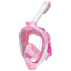 런디 스노클링 물놀이 세트 풀페이스 스노클 4컬러, 핑크