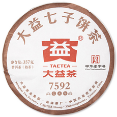 TAETEA 大益茶 普洱茶餅, 357g, 1塊, 1個