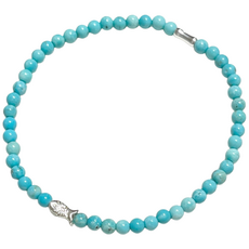 클라(KLAR) 민트 터키석 실버(92.5) 물고기 팔찌 (3미리)