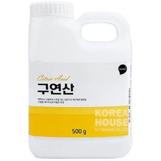 구연산 500g 주방세제 구연산혁명 소다혁명구연산 세정제세제, 1개