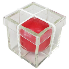 (KC인증) JL매직 상자를 통과하는 구슬 간단한 초보 어린이 마술 도구 볼앤박스 마법 트릭, 2개