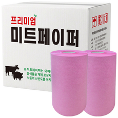 두툼한 프리미엄 미트페이퍼 대용량 업소용, 400매, 1박스