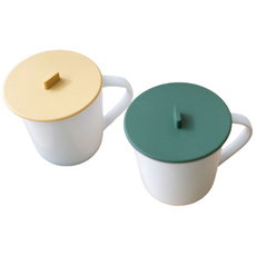 카밀리아 실리콘 머그리드 컵뚜껑 커버 덮개, 코럴샌즈, 4개