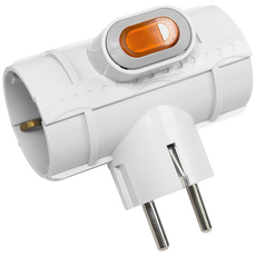 모노케어 3구 T형 멀티탭 어댑터형, 0cm, 1개