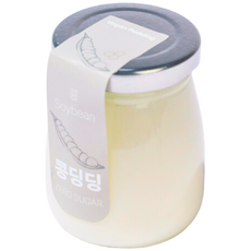 콩으로 만든 무설탕 수제 비건 키토 푸딩 - 콩딩딩 콩, 1개, 90ml