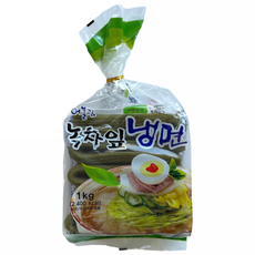 송학 어울림 녹차잎 냉면 1kg, 3개
