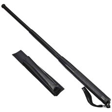 호신용품 3단봉 (블랙) 중형 휴대성 고강도 진압봉 경찰봉 호신용초강력, 블랙