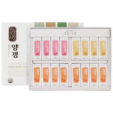 [소비기한 260723] 경동시장 자연담은 양갱 선물세트 (고구마양갱8p 팥양갱4p 밤양갱4p) +쇼핑백, 1개