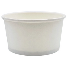 종이용기 특수컵 200호 (무지) 50개 구슬 아이스크림 요거트 젤라또 200ml, 1개, 50개입