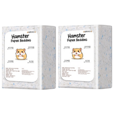 햄찌세상 종이베딩 햄스터베딩 소동물 블루, 2개, 450g