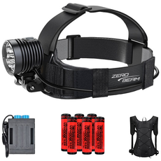 제로빔 H50 해루질 헤드랜턴 풀세트 장시간 작업용 LED 랜턴, 1개, 블랙