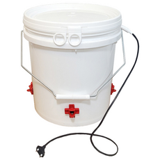 니플급수기 열선포함 겨울용급수기 닭물통, 1개, 20리터+열선