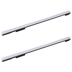 엘포스 LED SIMPLE 600mm 티에스라인등 레일조명 특허등록 TS라인등 슬림형 고출력 플리커프리 바디블랙 +니트럴장갑1개포함, 2개, 전구색