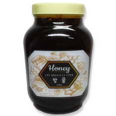 소백산꿀벌농장 자연벌꿀 아카시아꿀 야생화꿀 밤꿀, 1개, 밤꿀2400g, 2.4kg