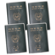 어반유니크 가족 여권 케이스 4개 1Set