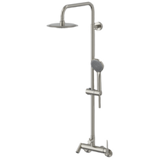 [에떼르노] E7-1006NB 니켈무광 3기능 레인샤워 각도조절기능, 니켈 무광, 1개