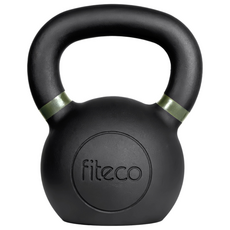 FITECO 프리미엄 케틀벨 크로스핏 전신운동, 1개, 20kg, 블랙