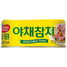 동원참치 야채참치 통조림, 135g, 4개