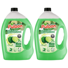 퓨라온 초고농축 라임 베이킹소다 주방세제 3L, 2개, 3000ml