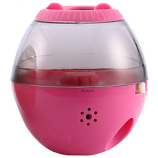 DING DONG PET 寵物發聲零食球 嗅聞玩具, 粉紅色, 1個