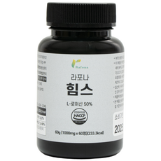 라포나 힘스 초고함량 류신 단백질 근육 아미노산 영양제 프리미엄 정, 1개, 60정