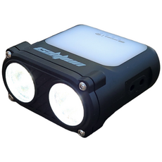 유니티23 충전식 터치리스 모션센서 캠핑 낚시 등산 멀티 헤드랜턴 콰트로2, 블랙, 1개