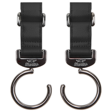 Manito 嬰兒車掛鉤, 黑色(珠光黑掛鉤), 2個